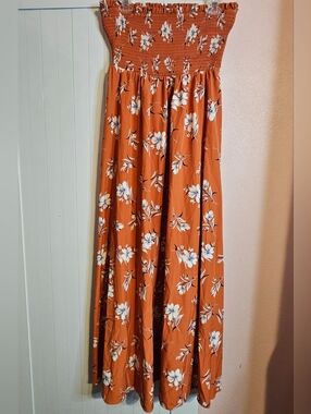 Shein Floral Smocked Dress | Size M (6) | Summer Boho Dress